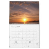 12 Months of Sunrise and Sunsets, 1st Edition カレンダー (2月 2027)