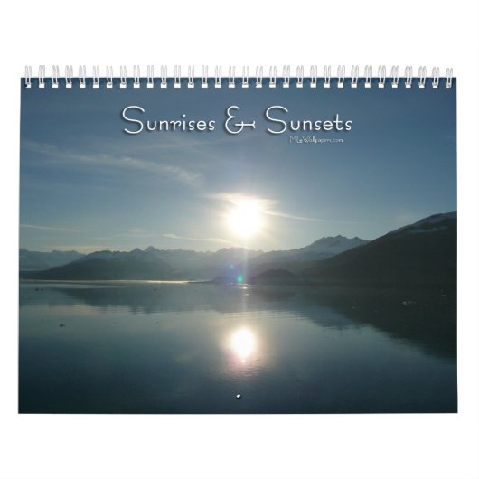 12 Months of Sunrise and Sunsets, 1st Edition カレンダー (カバー)