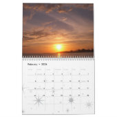 12 Months of Sunrise and Sunsets, 1st Edition カレンダー (2月 2026)