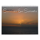 12 Months of Sunrise and Sunsets, 4th Edition カレンダー (カバー)