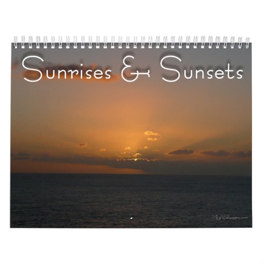 12 Months of Sunrise and Sunsets, 4th Edition カレンダー (カバー)