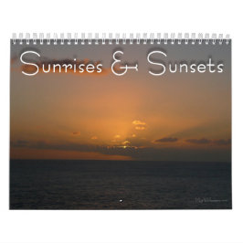12 Months of Sunrise and Sunsets, 4th Edition カレンダー