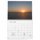 12 Months of Sunrise and Sunsets, Rd Edition カレンダー (1月 2026)