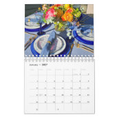 12 Months of Tablescapes 2026 Calendar カレンダー (1月 2027)