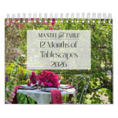 12 Months of Tablescapes 2026 Calendar カレンダー (カバー)