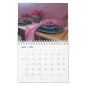 12 Months of Tablescapes 2026 Calendar カレンダー (3月 2026)