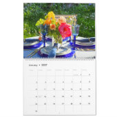 12 Months of Tablescapes Calendar 2026 カレンダー (1月 2027)