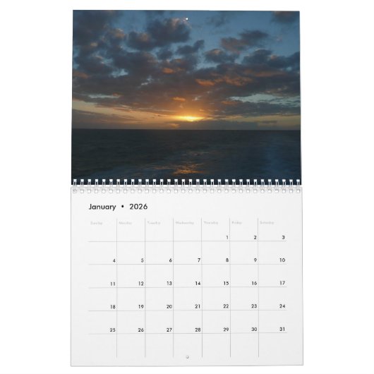 12 Months of Tropical Photography, 4th Edition カレンダー (1月 2026)