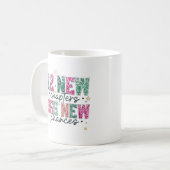 12 NEW CHAPTER 365 NEW CHANCE NEW YEAR GIVES コーヒーマグカップ (正面左)