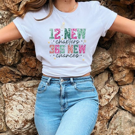 12 NEW CHAPTER 365 NEW CHANCE NEW YEAR GIVES トライブレンドＴシャツ