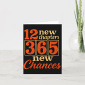12 New Chapters 365 Chances Motivational  カード (正面)