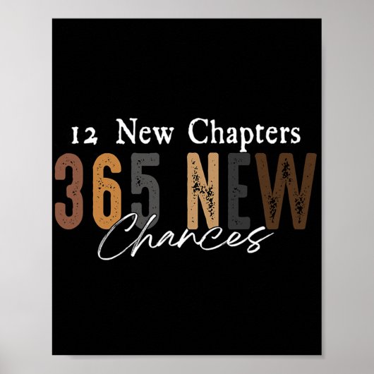 12 New Chapters 365 New Chances  ポスター (正面)