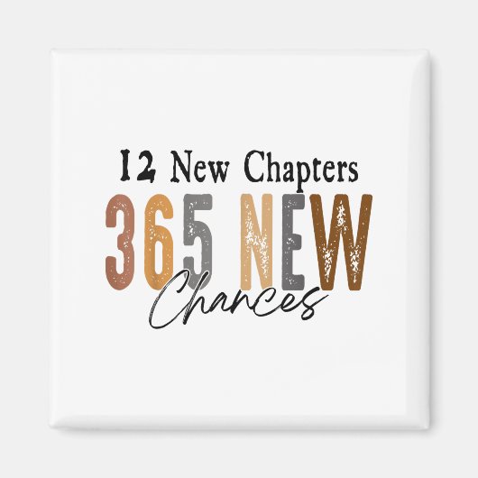 12 New Chapters 365 New Chances Family  マグネット (正面)