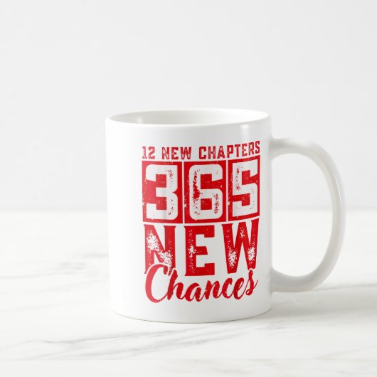 12 New Chapters 365 New Chances New Year's Eve 202 コーヒーマグカップ (右)