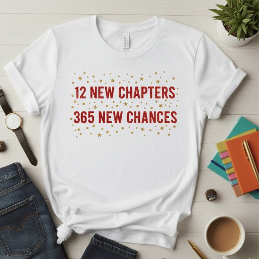💫 12 New Chapters 365 New Chances T-Shirt  トライブレンドＴシャツ