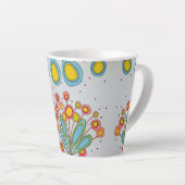 12 oz MUG "太陽ポッド" カフェラテマグ (右アングル)