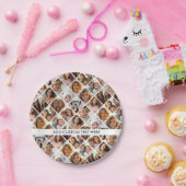 12 Photo Collage – あなたが写真やインスタグラムを正方形にする ペーパープレート (パーティー)