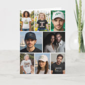 12 Photo Collage Personalized Custom カード (正面)
