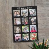 12 Photo Collage with Year in Review 2020 シーズンカード