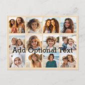 12 Photo Instagram Collage - pastel background ポストカード (正面)