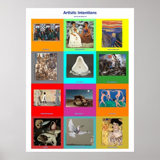 12 reasons artists make art ポスター (正面)