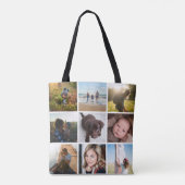 12 SquareフォトコラージュまたはInstagram写真 トートバッグ (裏面)