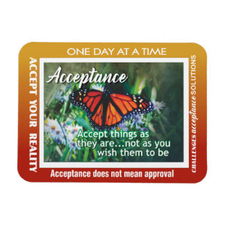 12 step acceptance magnet 26 butterflies マグネット