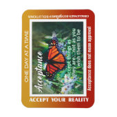 12 step acceptance magnet 26 butterflies マグネット (縦)