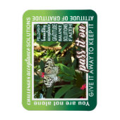 12 step recovery pass it on magnet 26 butterflies マグネット (縦)