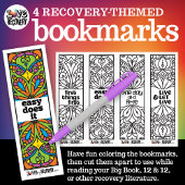 12-Step Slogans Bookmarks