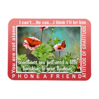 12 step thinking magnet 26 butterflies マグネット