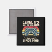 12 Unlocked 素晴らし 2009ビデオゲーム12誕生日 マグネット (正面/裏面)
