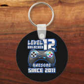 12 Unlocked 素晴らし 2011ビデオゲーム12誕生日 キーホルダー (正面)