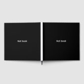 12" x 12"ノートブック ゲストブック (全面)
