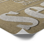 12' x 12"ポスター – 私は私の秘密を落とした ポスター (角)