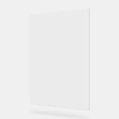 12" x 18" アクリル製テーブルサイン(各種用途に使用可能) アクリルサイン (傾斜)