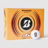 12 x Bridgestone e6 Custom Photo Golf Balls ゴルフボール (パッケージ)