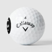 12 x Callaway Supersoft Custom Logo Golf Balls ゴルフボール (ロゴ)