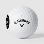 12 x Callaway Warbird Custom Logo Golf Balls ゴルフボール (ロゴ)