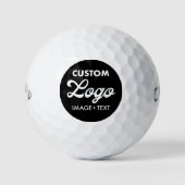 12 x Callaway Warbird Custom Logo Golf Balls ゴルフボール (正面)