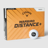 12 x Callaway Warbird Custom Logo Golf Balls ゴルフボール (パッケージ)