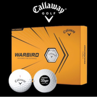12 x Callaway Warbird Custom Logo Golf Balls ゴルフボール