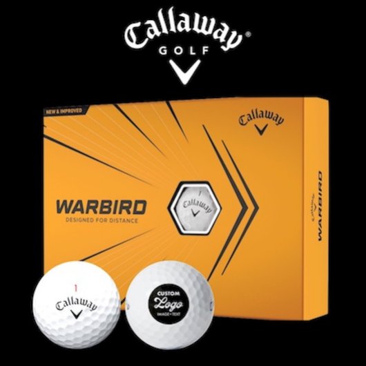 12 x Callaway Warbird Custom Logo Golf Balls ゴルフボール