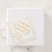 12 x FOIL 実在 Catholic Cross Thank You BAUTISMO フェイバータグ (箱)