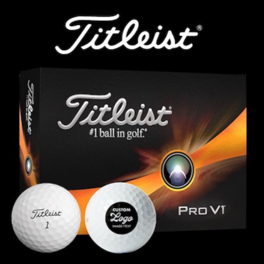 12 x Titleist Pro V1 Custom Logo Golf Balls ゴルフボール