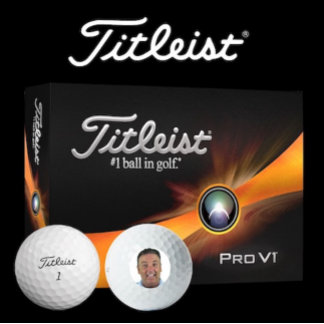 12 x Titleist Pro V1 Custom Photo Golf Balls ゴルフボール