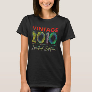 12 Year Old Vintage 2010 12th Birthday 1 Tシャツ