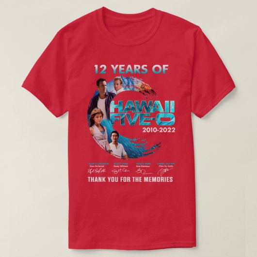 12 Years Hawaii Tv Thank You T-shirt Tシャツ (デザイン正面)