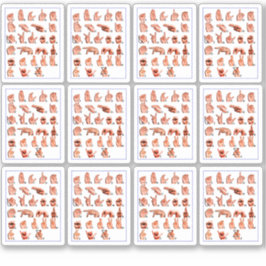 12pcs American Sign Language Alphabet Board, Asl  シール