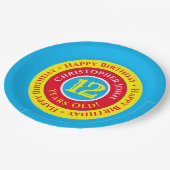 12thバースデーパーティー紙プレート ペーパープレート (アングル)